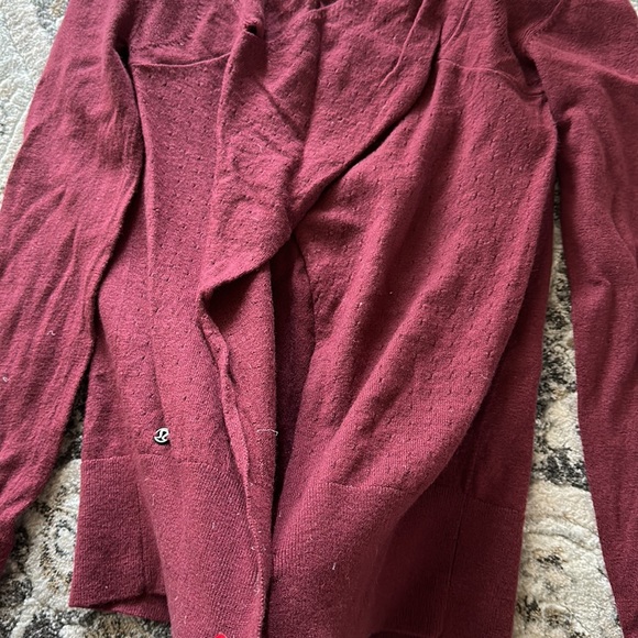 Lululemon Sunset Savasana Pullover •• Wine Berry - Picture 6 of 6